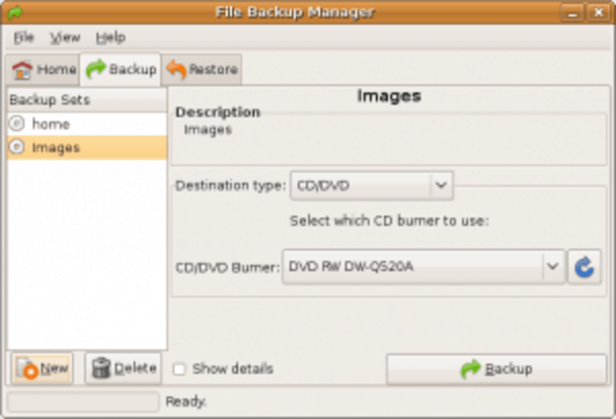 Screenshot-File Backup Manager-1