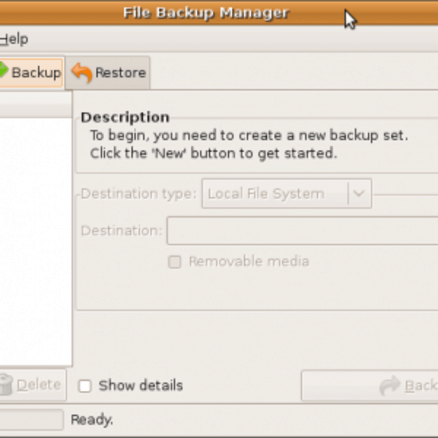 Screenshot-File Backup Manager